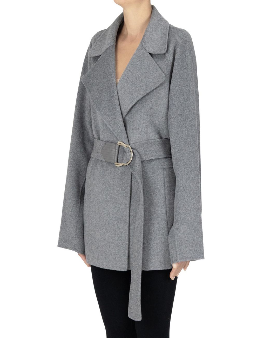 Liu Jo Gray Robe Jacket