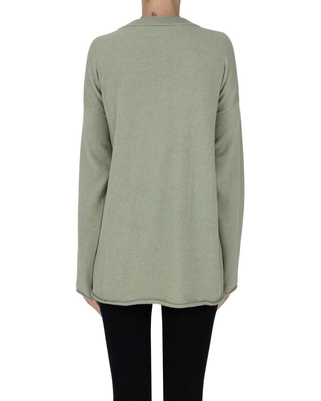 Alpha Studio Green Wide Pullover