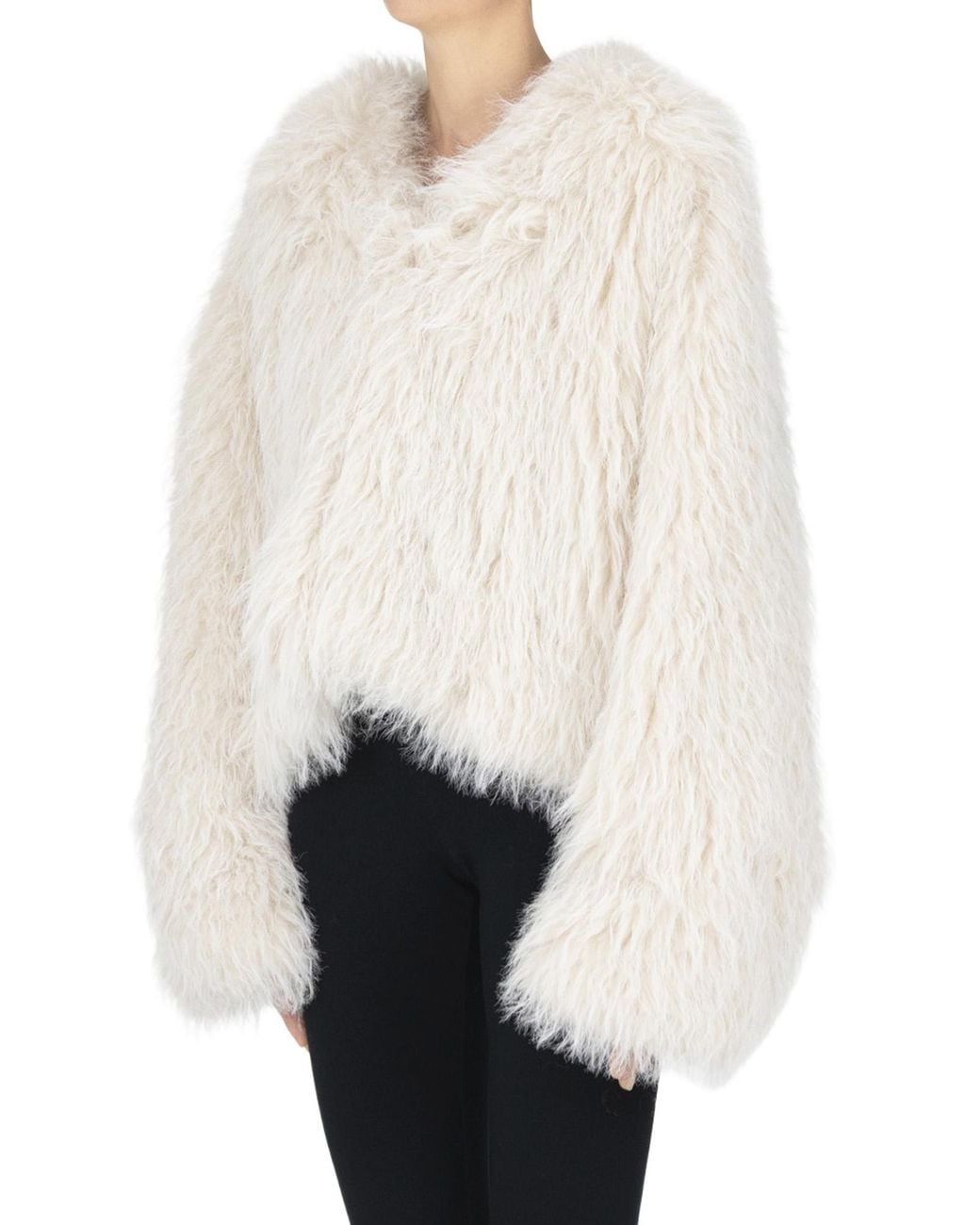 ELEH White Eco-fur Jacket