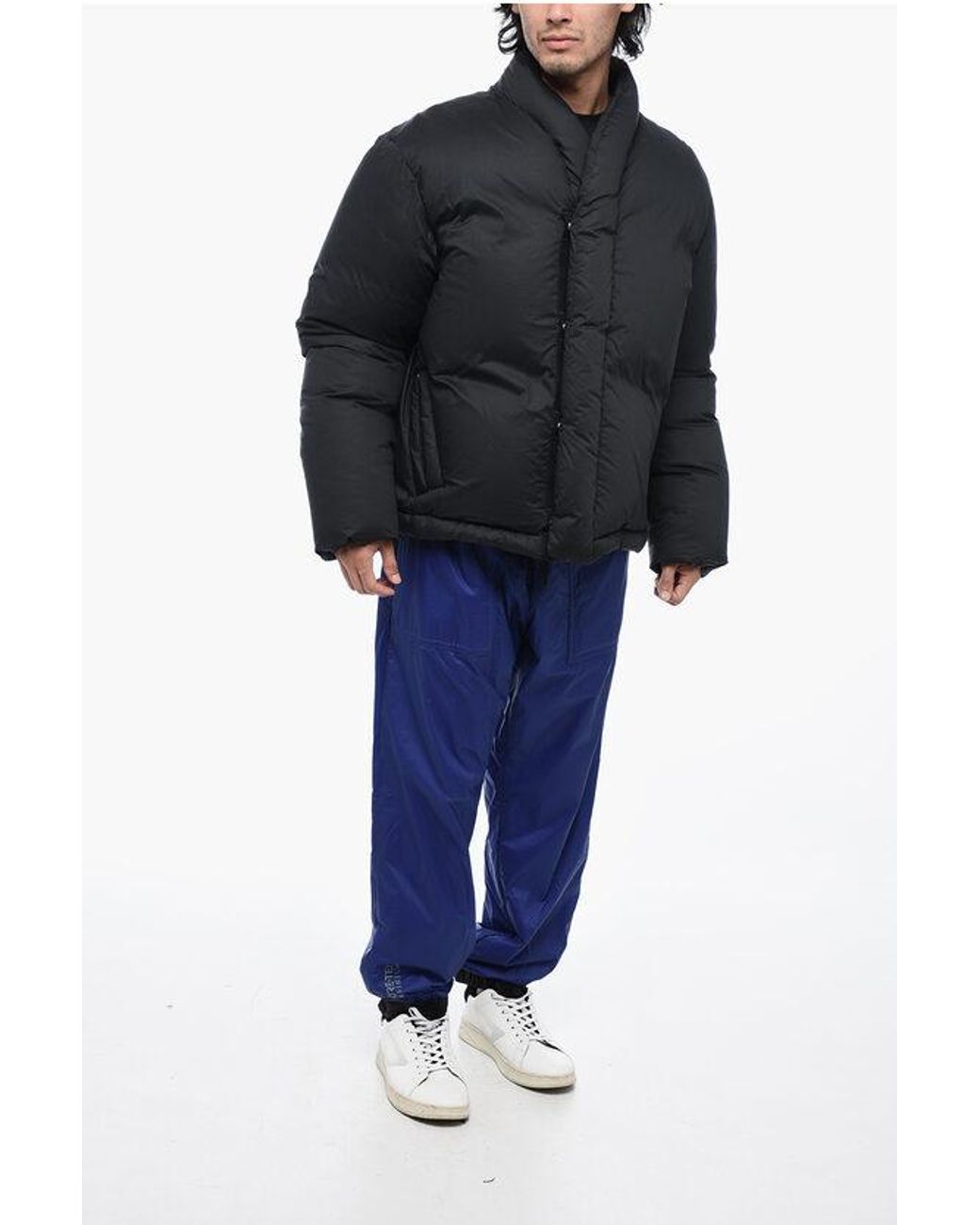 Ambush Oversized Kimono Down Jacket With Cuffs in Black for Men