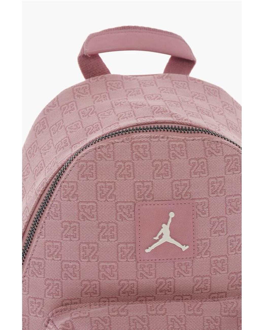 Nike Air Jordan All Over 23 Embroidered Soli Color Backpack in Pink Lyst UK