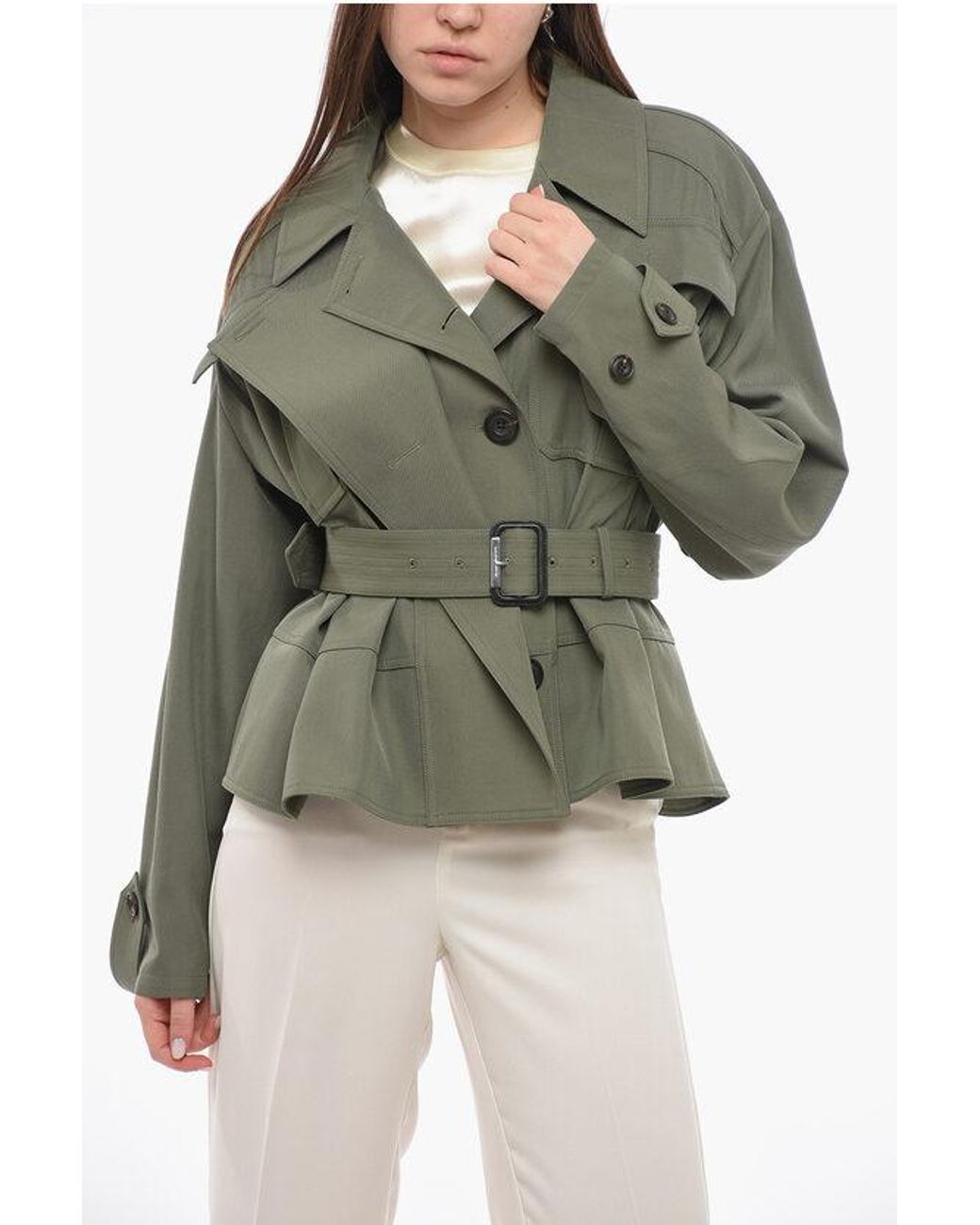 Mcqueen peplum jacket discount