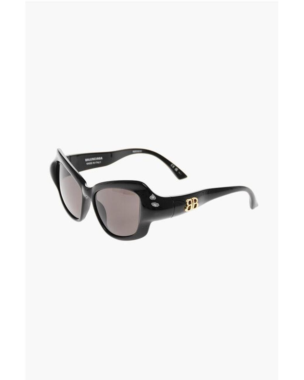 Balenciaga Multicolor Sunglasses Palazzo Cat With Wave Temples
