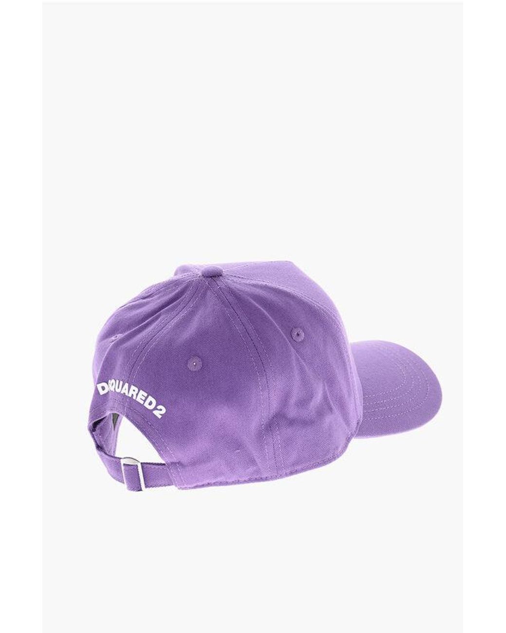 DSquared² Purple Baseball Cap Honda With Print for men