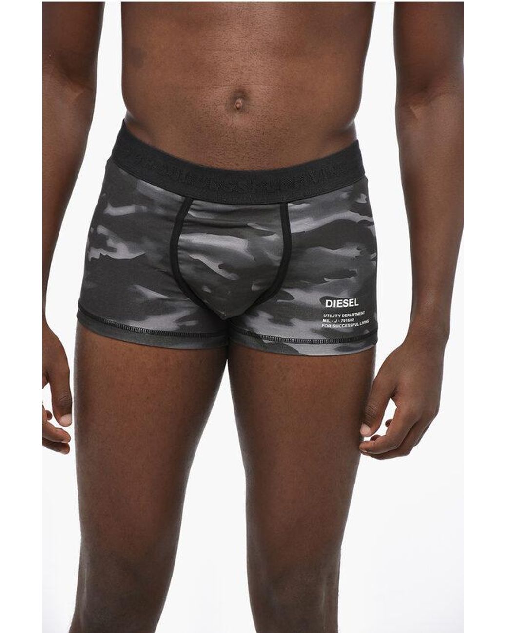 DIESEL Camouflage Effect Boxer Briefs Umbx-Damien With Printed
