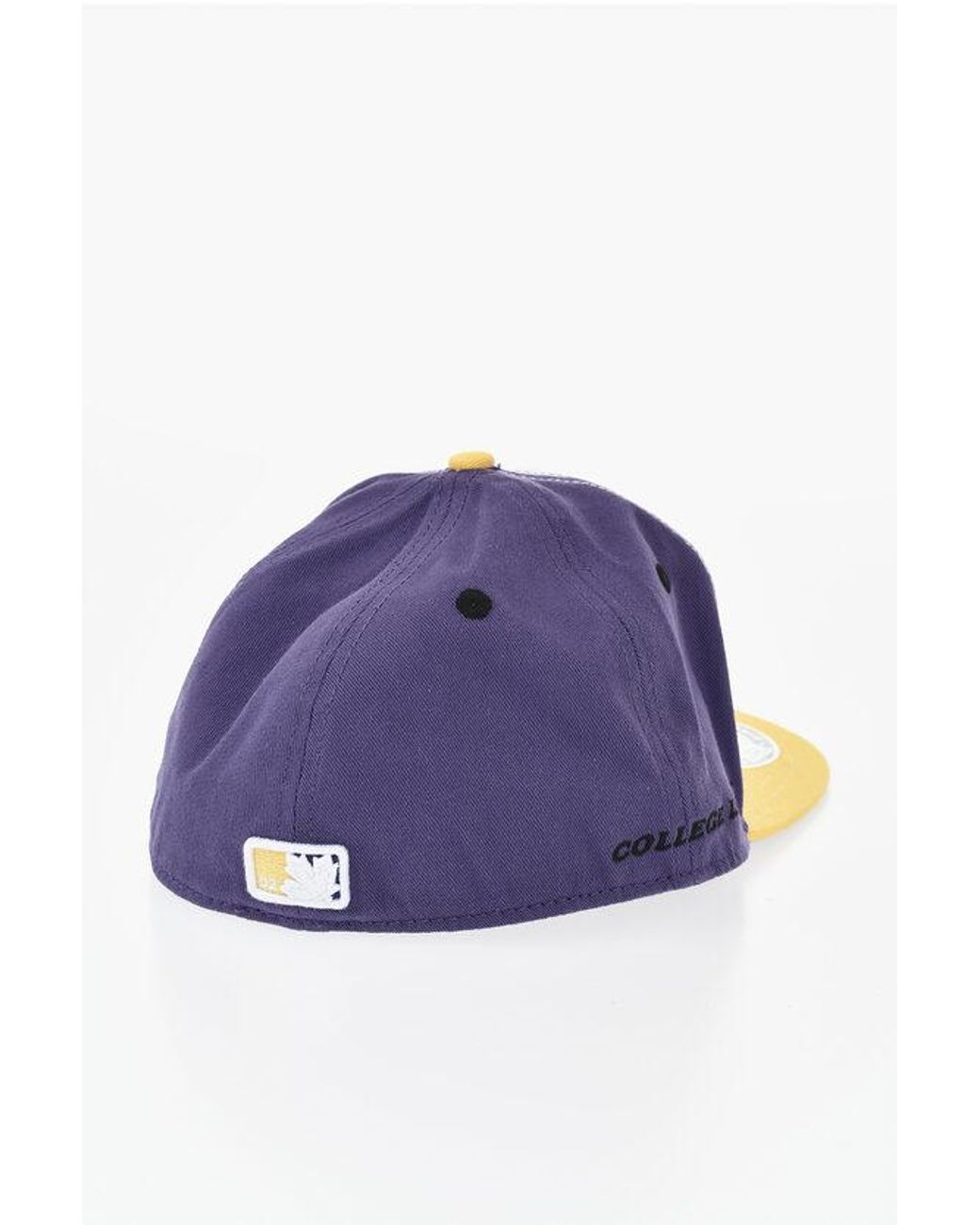 DSquared² Blue Color Block Baseball Cap With Embossed Print for men