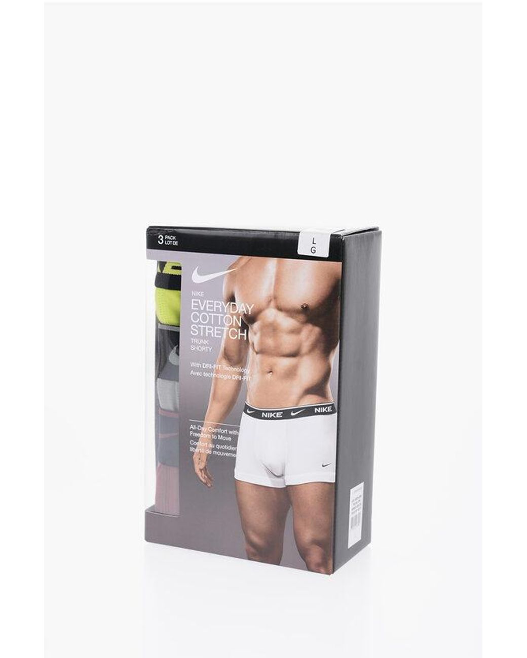 Nike White Logoed Stretch Cotton Boxer Briefs Set for men