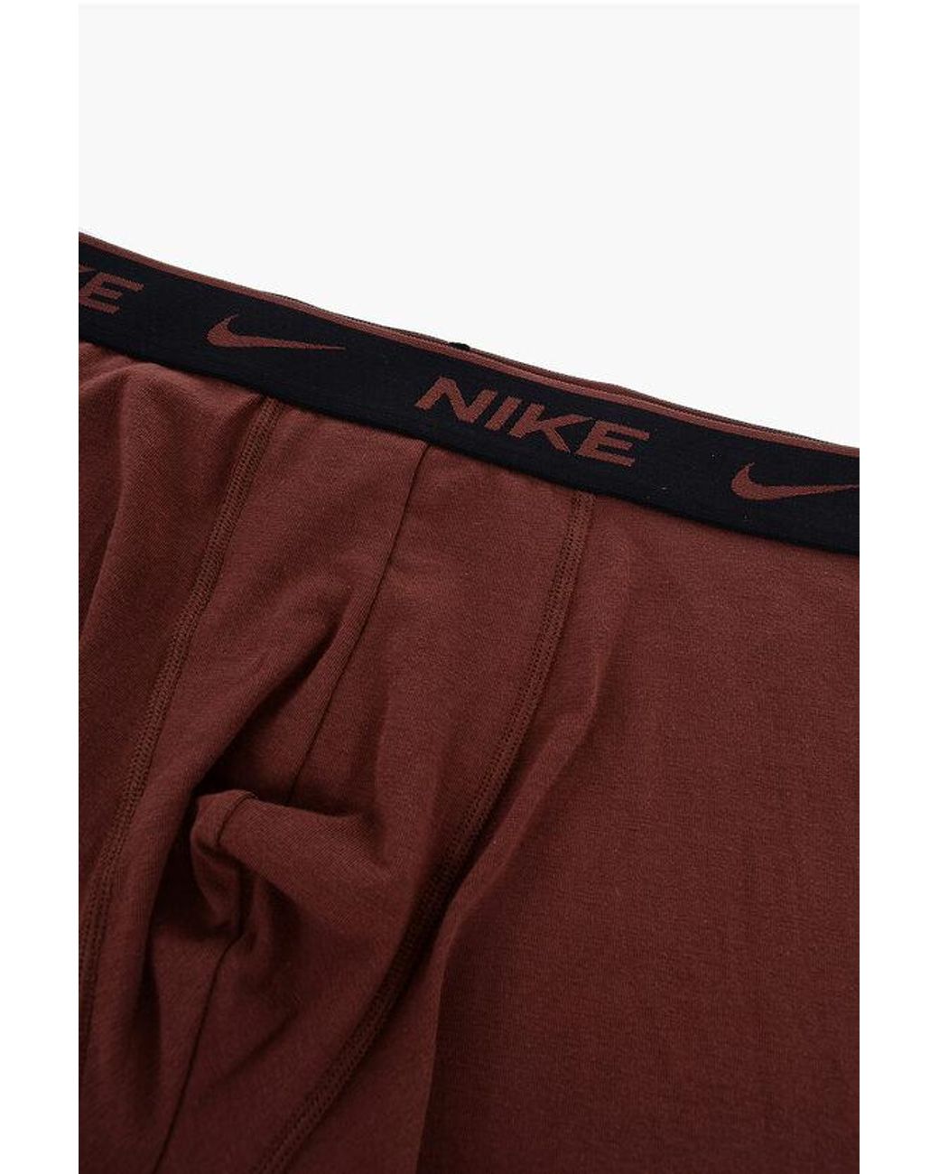 Nike White Logoed Stretch Cotton Boxer Briefs Set for men