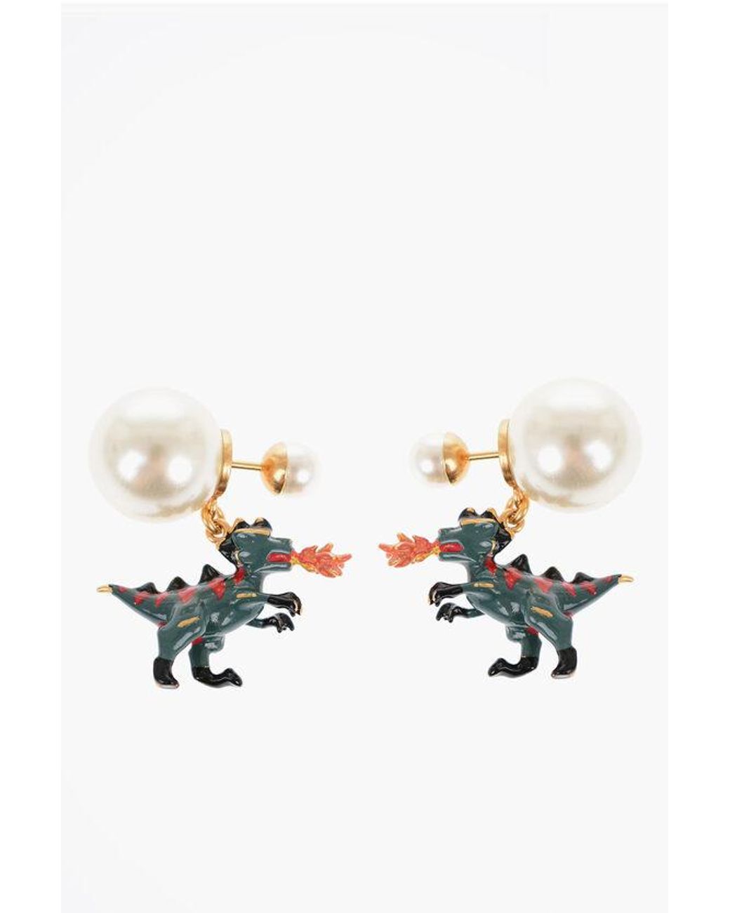 Dior dinosaur necklace 2025