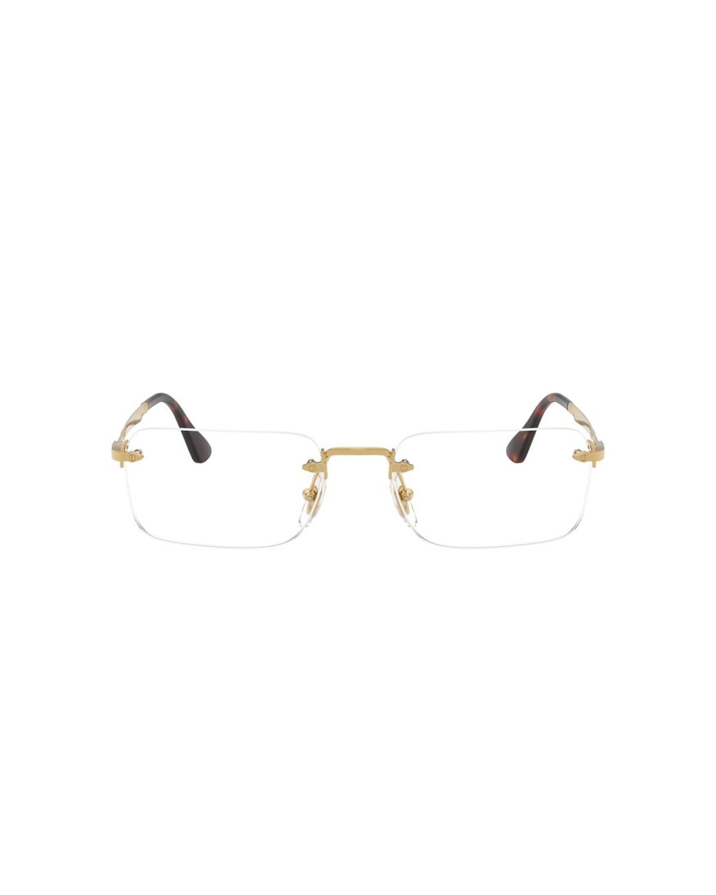 Persol Black Rectangle Metal Eyeglasses Online