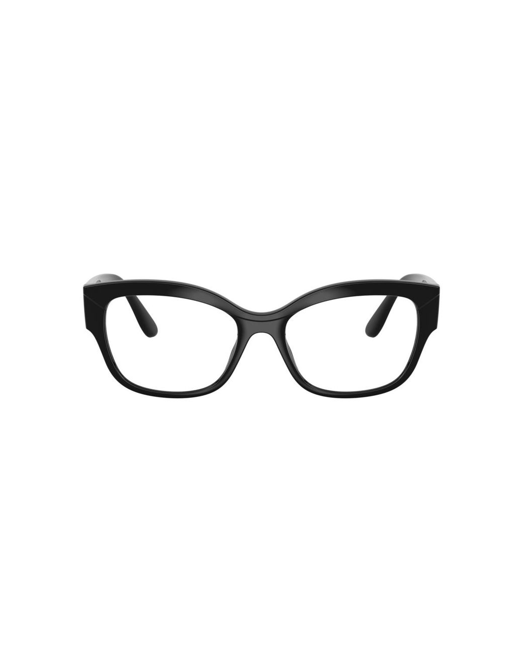Vogue Eyewear Black Pillow Plastic Eyeglasses Online