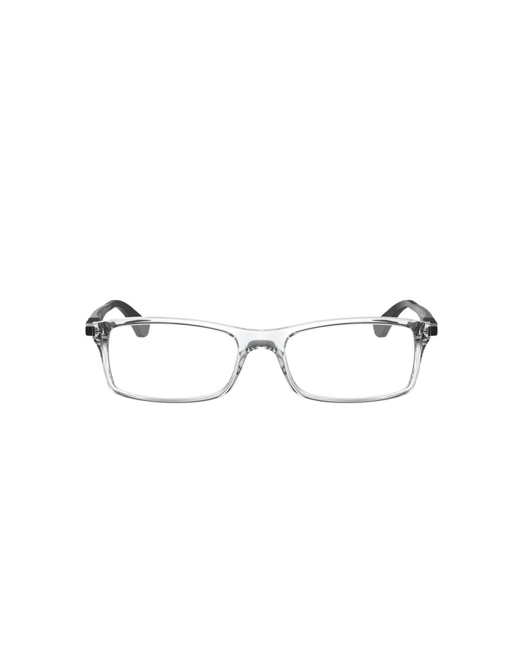 Ray-Ban Black Rectangle Plastic Eyeglasses Online