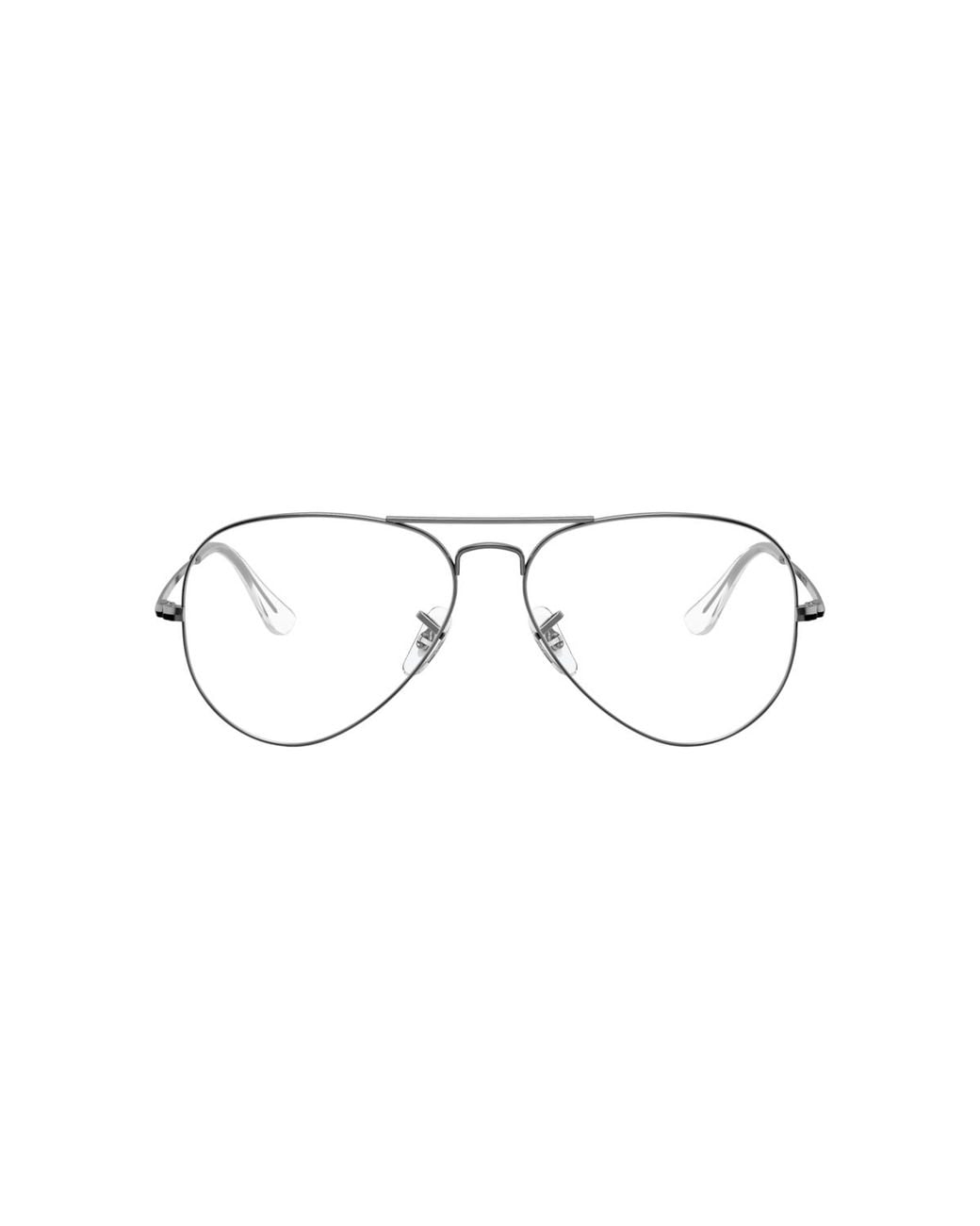 Ray-Ban Black Pilot Metal Eyeglasses Online