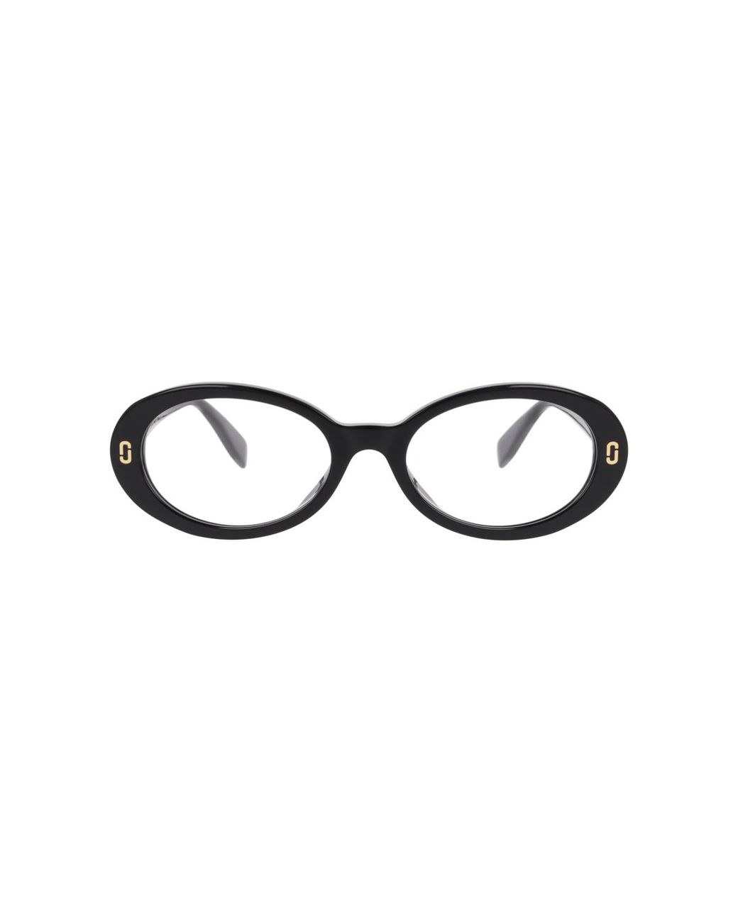 Marc Jacobs Black Oval Acetate Eyeglasses Online
