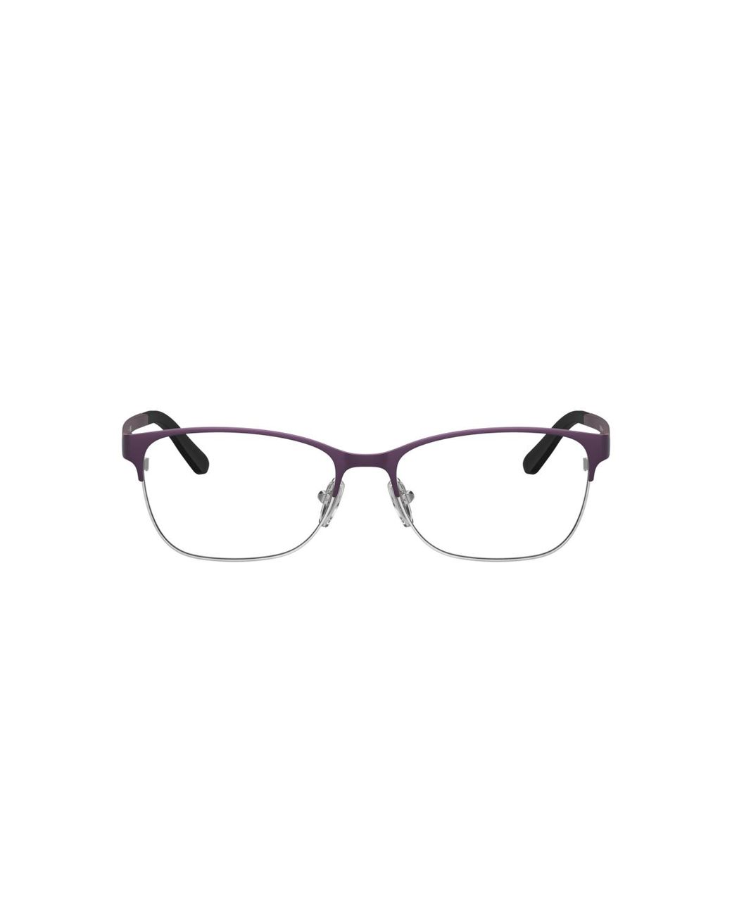Vogue Eyewear Black Square Metal Eyeglasses Online