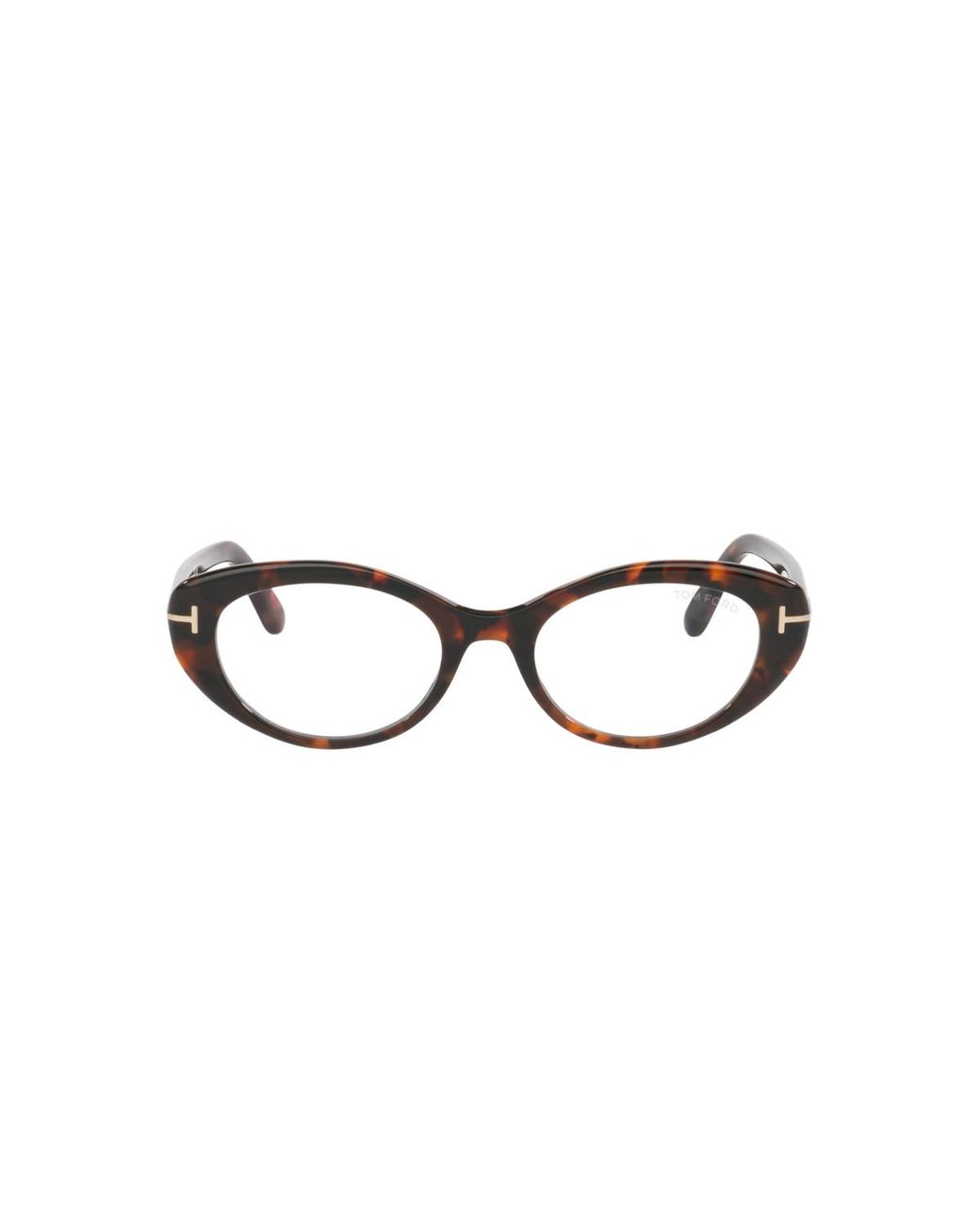 Tom Ford Black Oval Acetate Eyeglasses Online