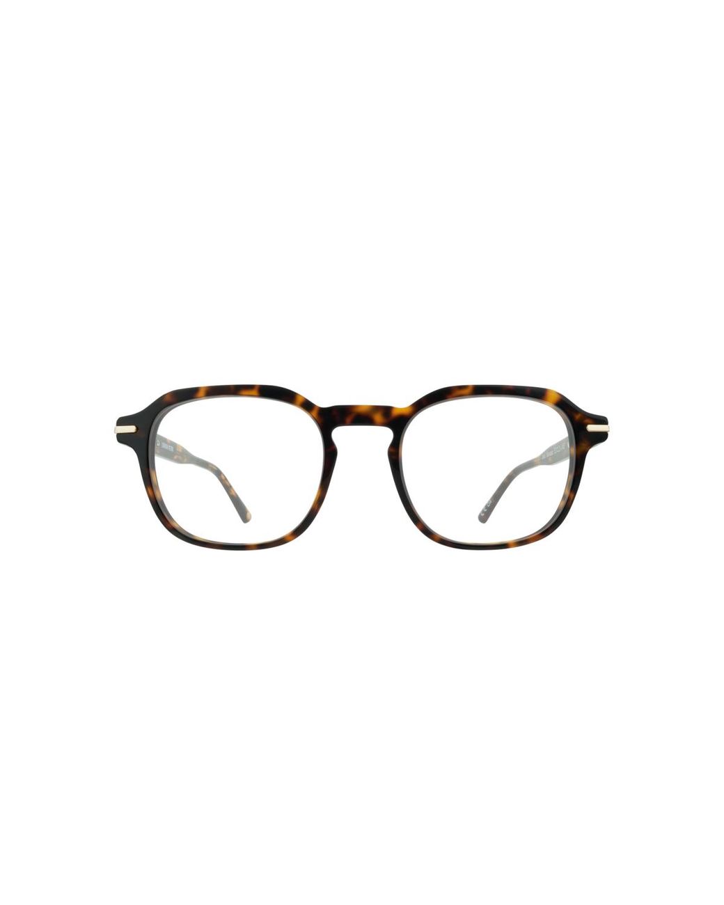 London Retro Black Square Acetate Eyeglasses Online for men