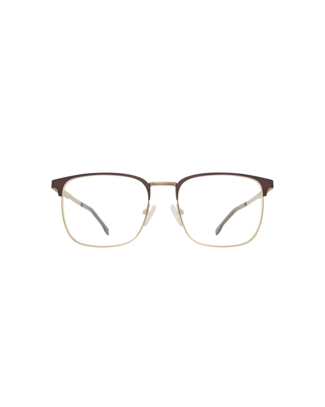 London Retro Black Square Metal Eyeglasses Online for men