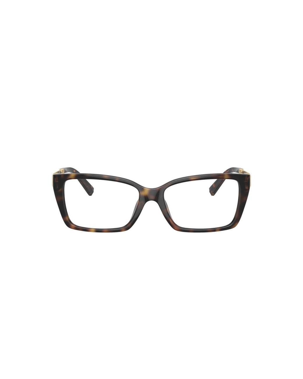 Tiffany & Co Black Rectangle Plastic Eyeglasses Online
