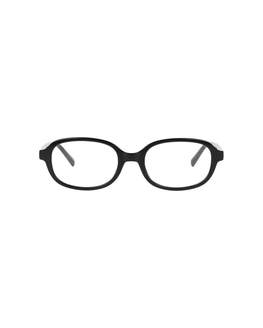GD Collection Black Oval Plastic Eyeglasses Online