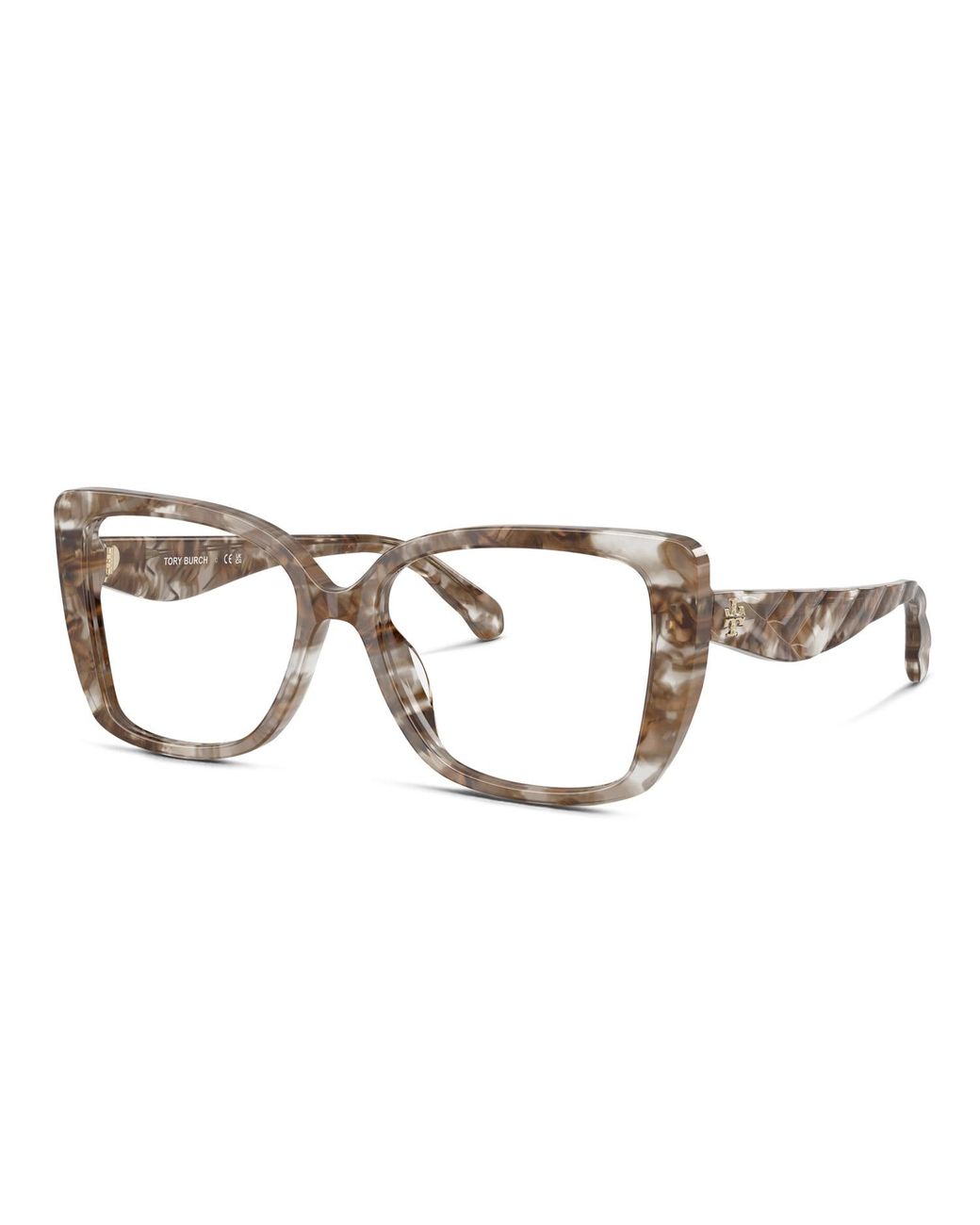 Tory Burch Multicolor 53Mm Square Optical Glasses