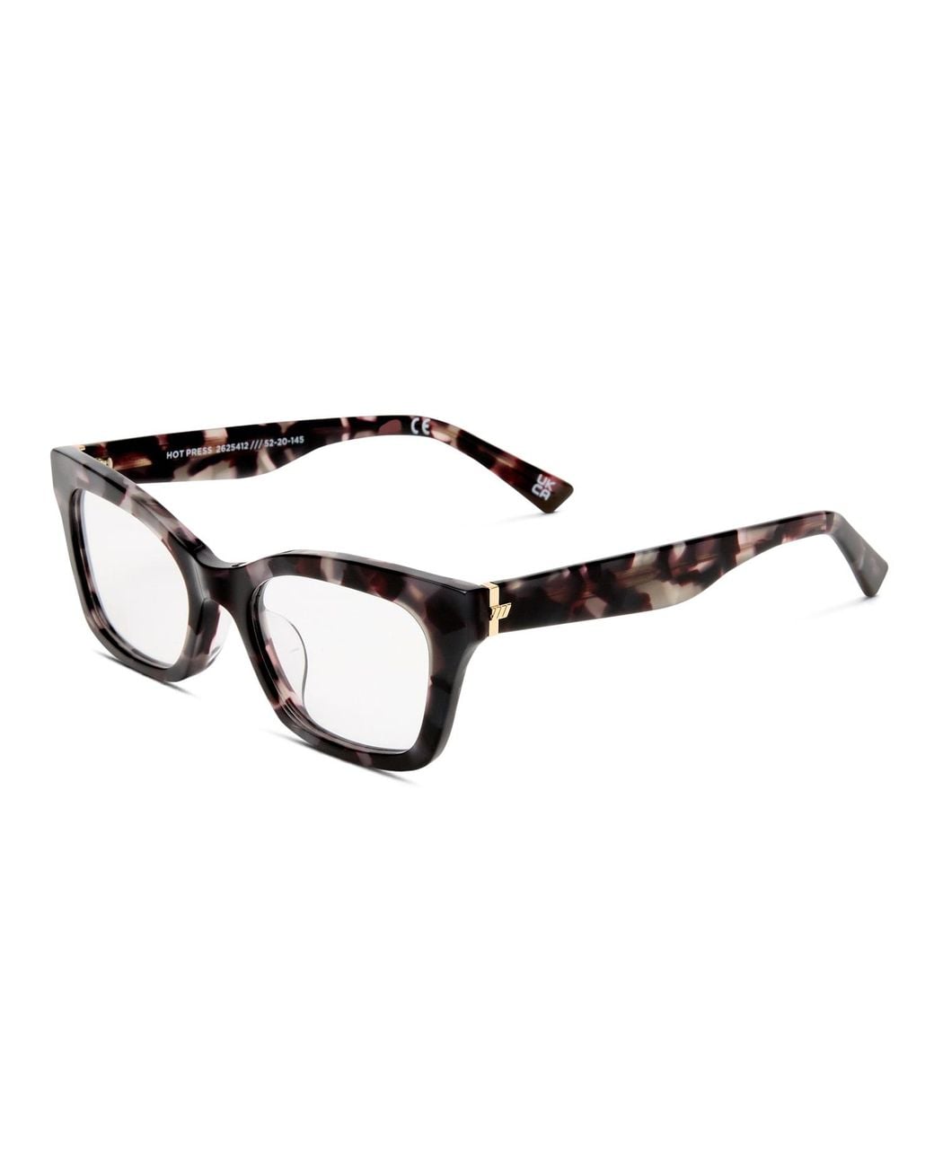 Le Specs Black Hot Press Tortoise