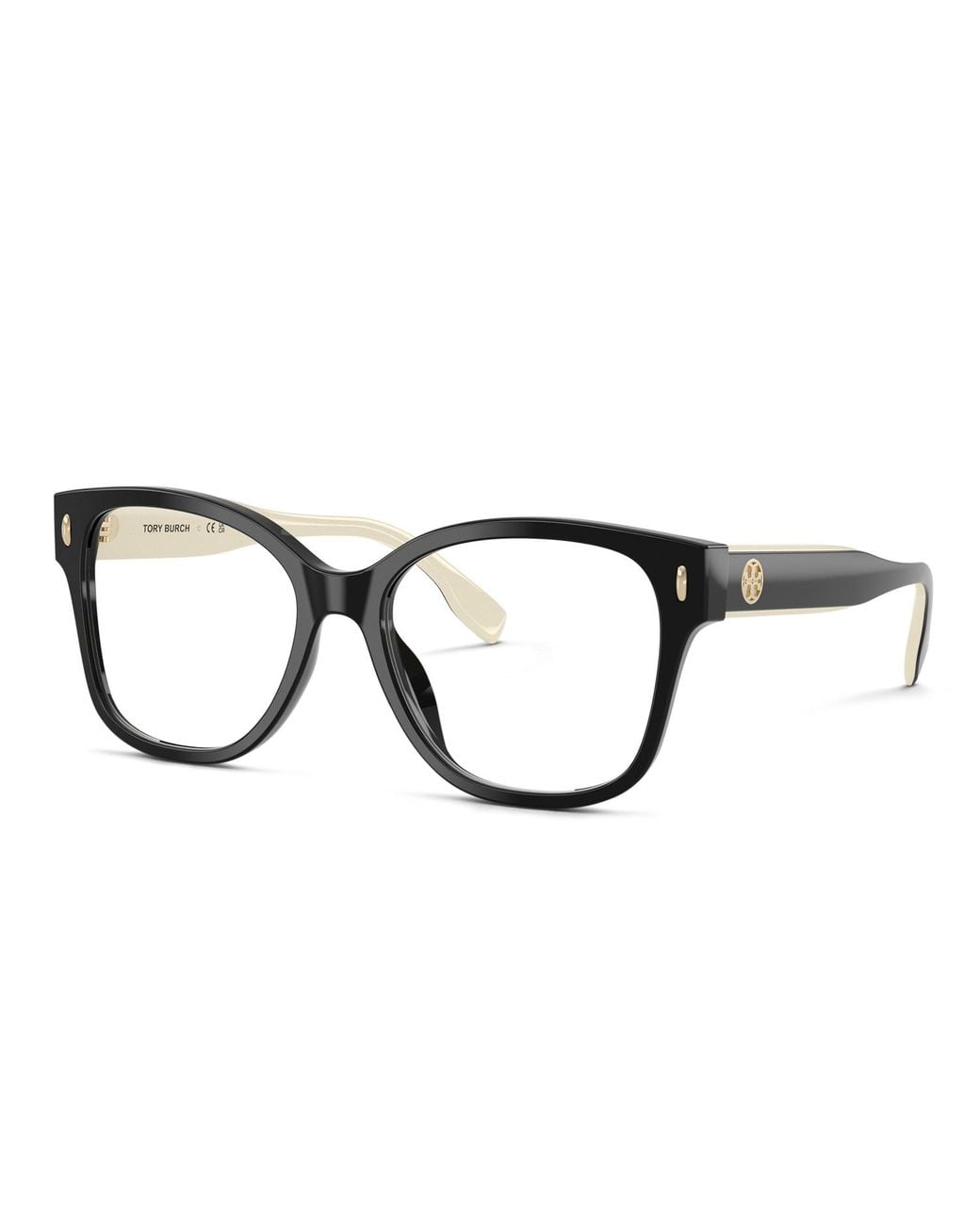 Miller Square Tory Burch Miller Square Eyeglasses in Black | Lyst