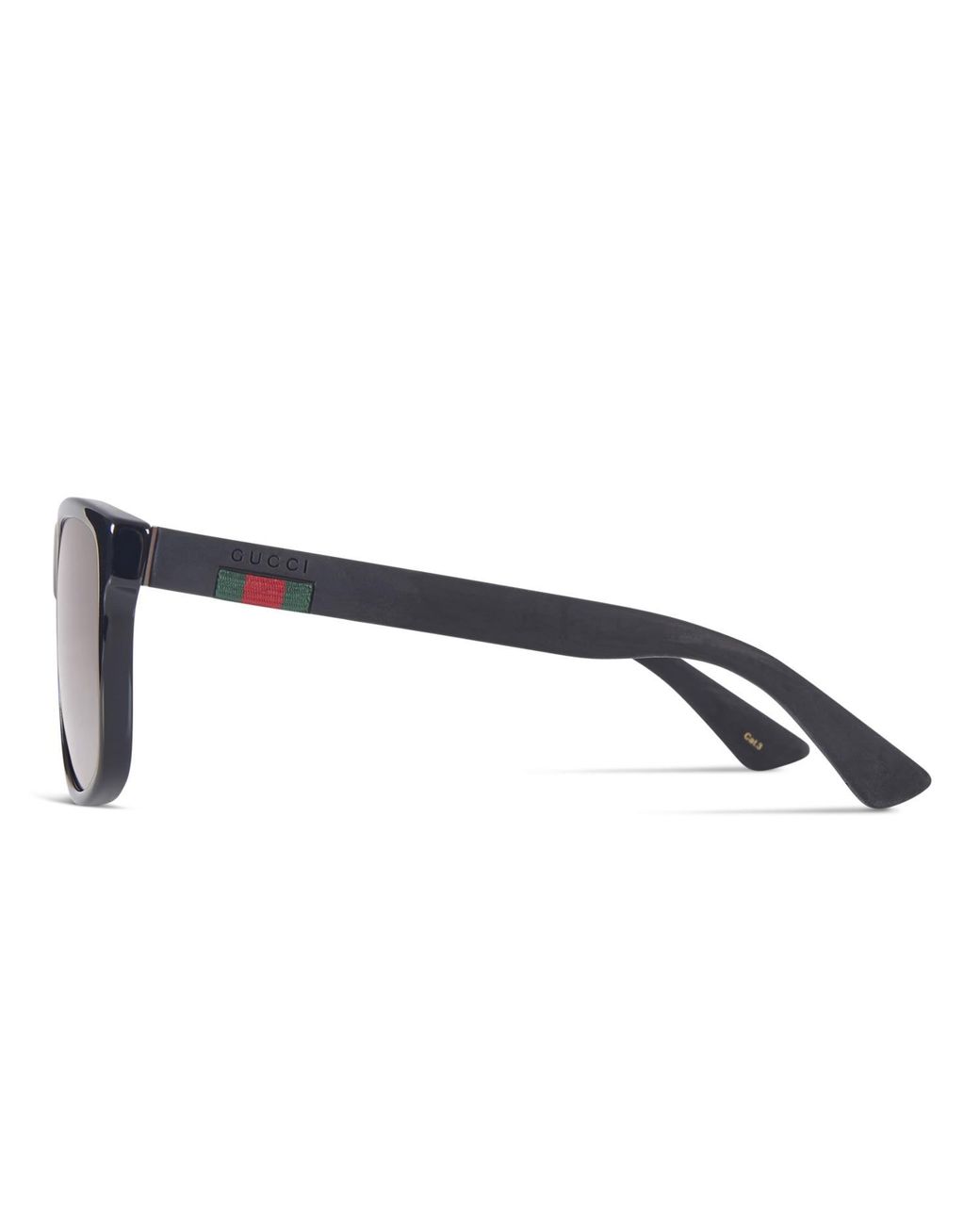 Gucci Multicolor Gg0010 Rectangle-frame Sunglasses for men