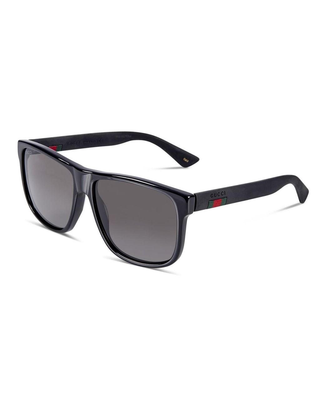 Gucci Multicolor Gg0010 Rectangle-frame Sunglasses for men