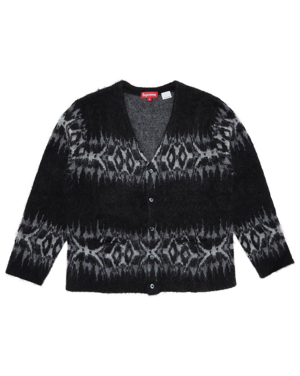 Supreme Abstract Stripe Cardigan 'black' for Men | Lyst