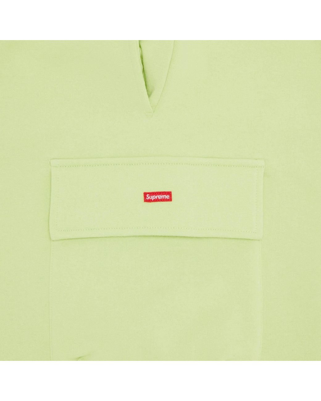 Supreme Small Box Baggy Cargo Sweatshort 'lime' in Green for Men