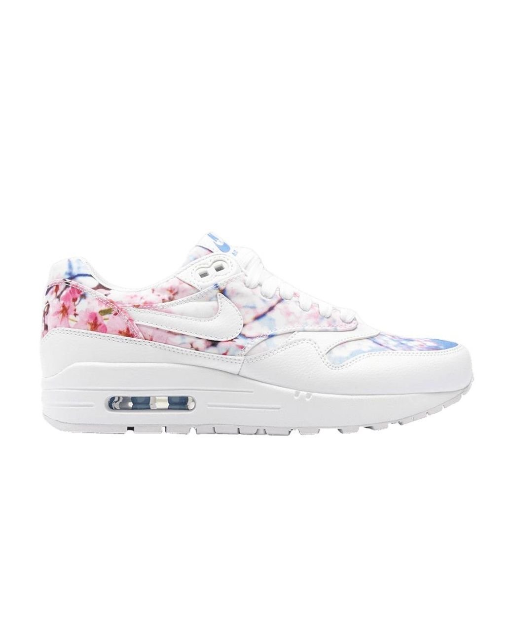 lava Onweersbui Verpersoonlijking Nike Air Max 1 Print 'cherry Blossom' in White | Lyst