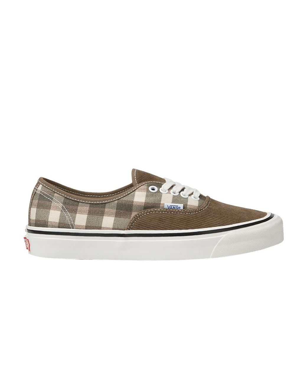Vans Authentic 44 Dx 'anaheim Factory - Cord Plaid Walnut' in Brown for Men  | Lyst