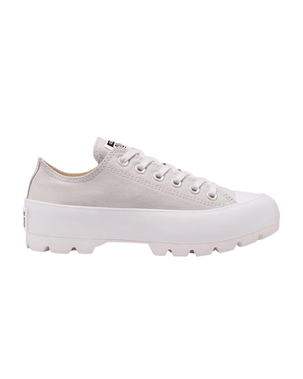 Converse Chuck Taylor All Star Low 'seasonal Lugged - Mouse White' in Gray  | Lyst