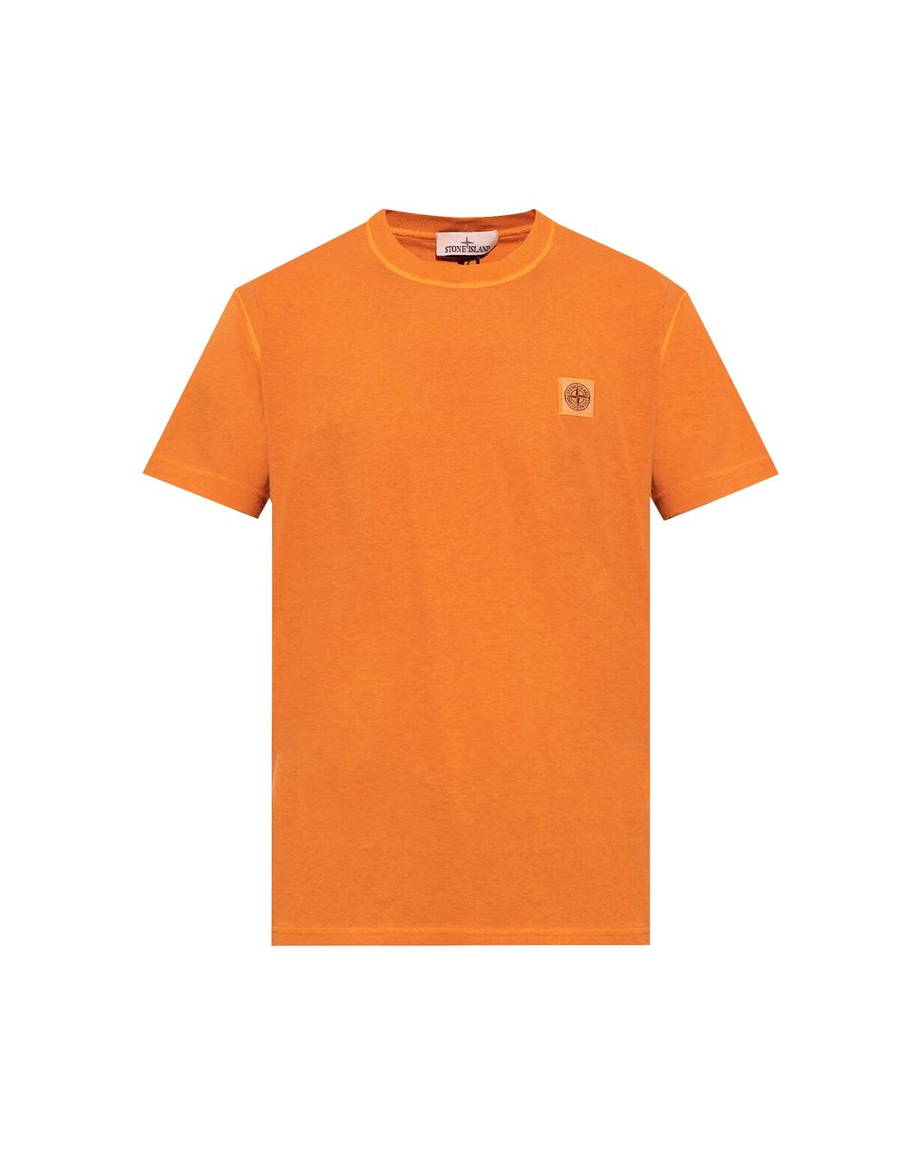 Stone Island T-shirt 'sienna' in Orange for Men | Lyst