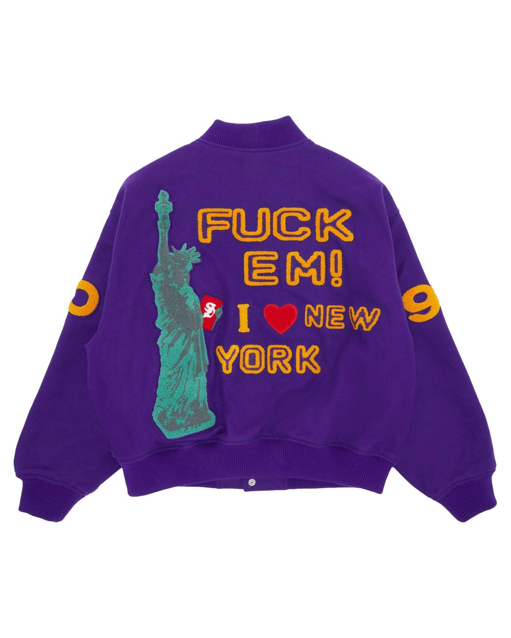 Supreme Tourist Varsity Jacket 'purple' for Men | Lyst