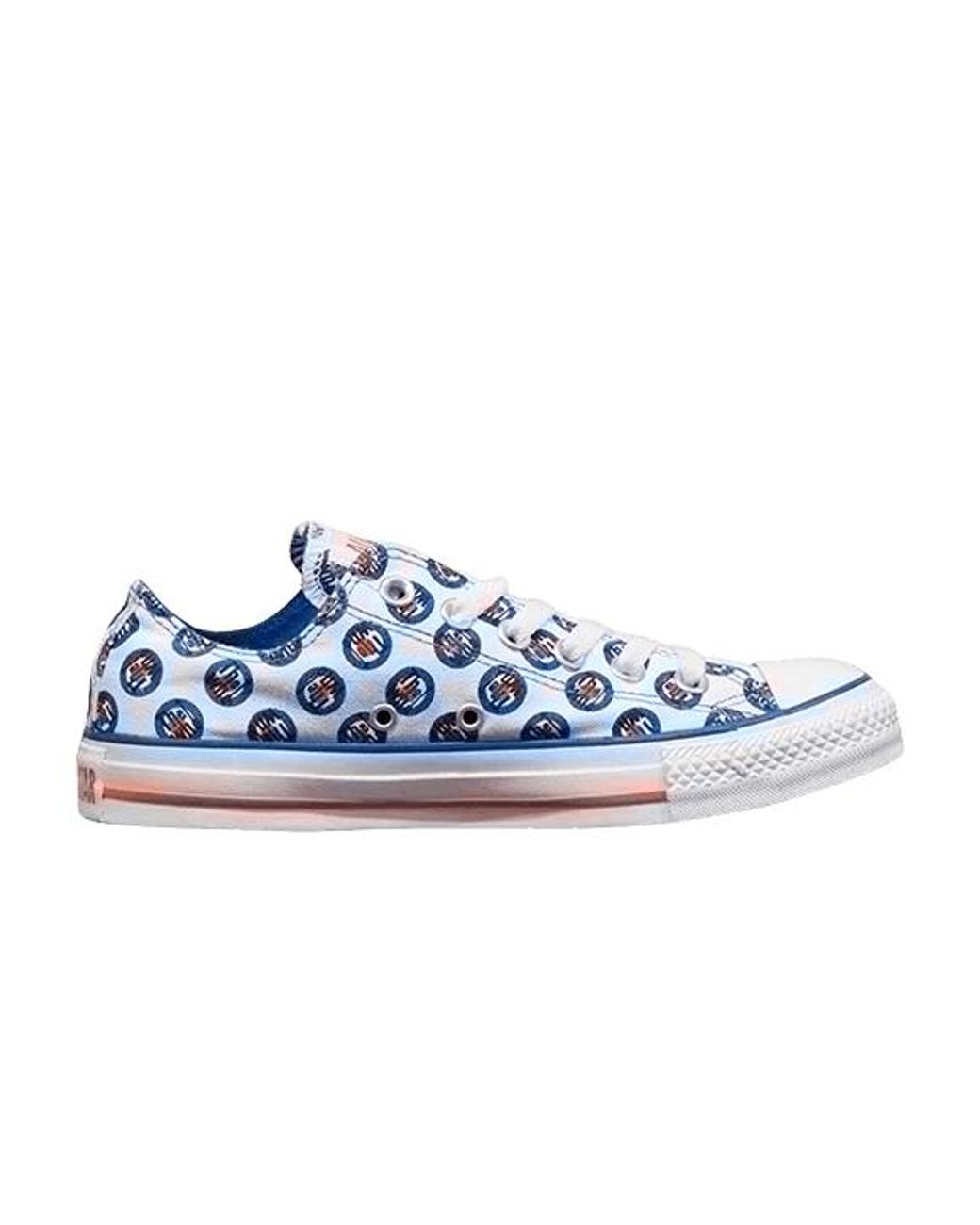 Converse The Who X Chuck Taylor All Star Ox 'white Blue' for Men | Lyst