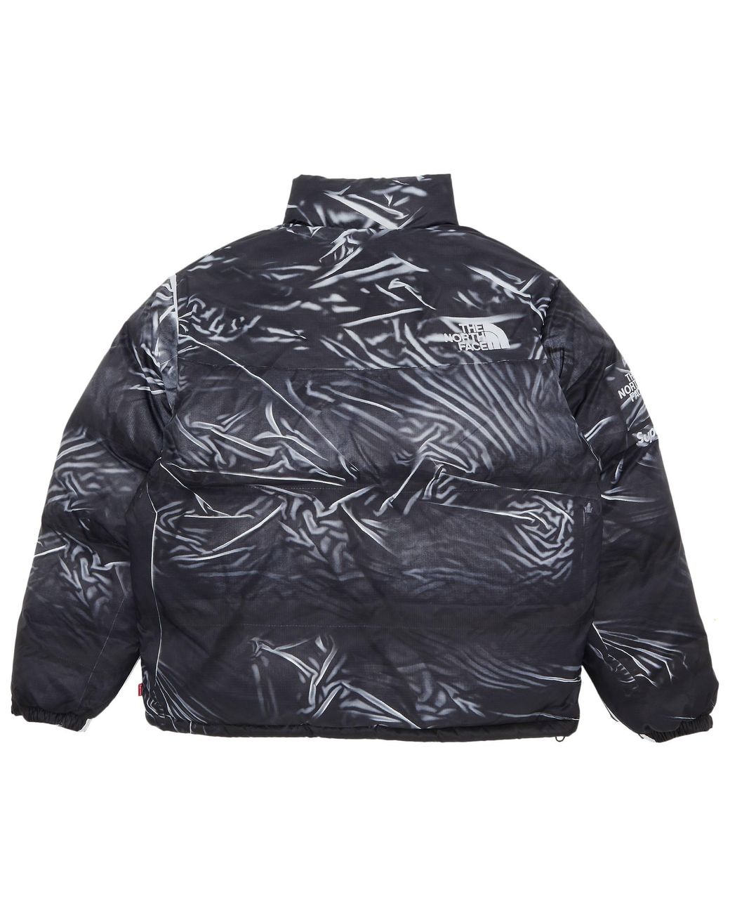 Supreme X The North Face Printed Nuptse Jacket 'black' in Gray for 