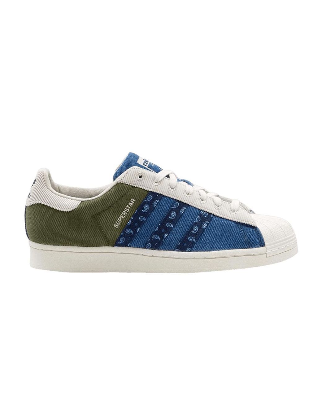 adidas Superstar 'paisley Stripes' in Blue for Men | Lyst
