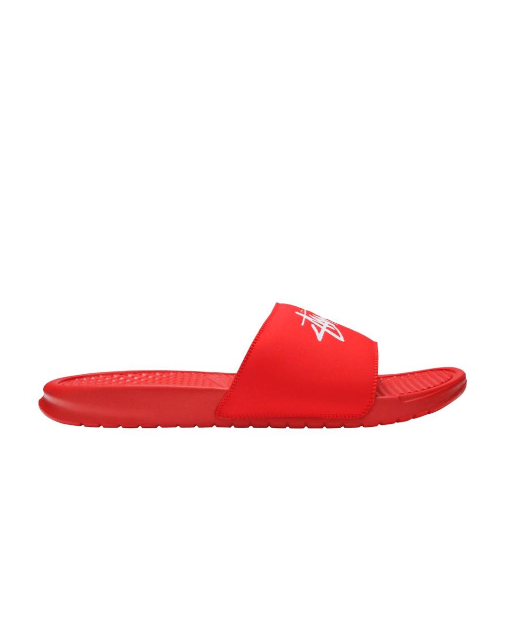 Nike Stussy X Benassi in Red for Men - Lyst