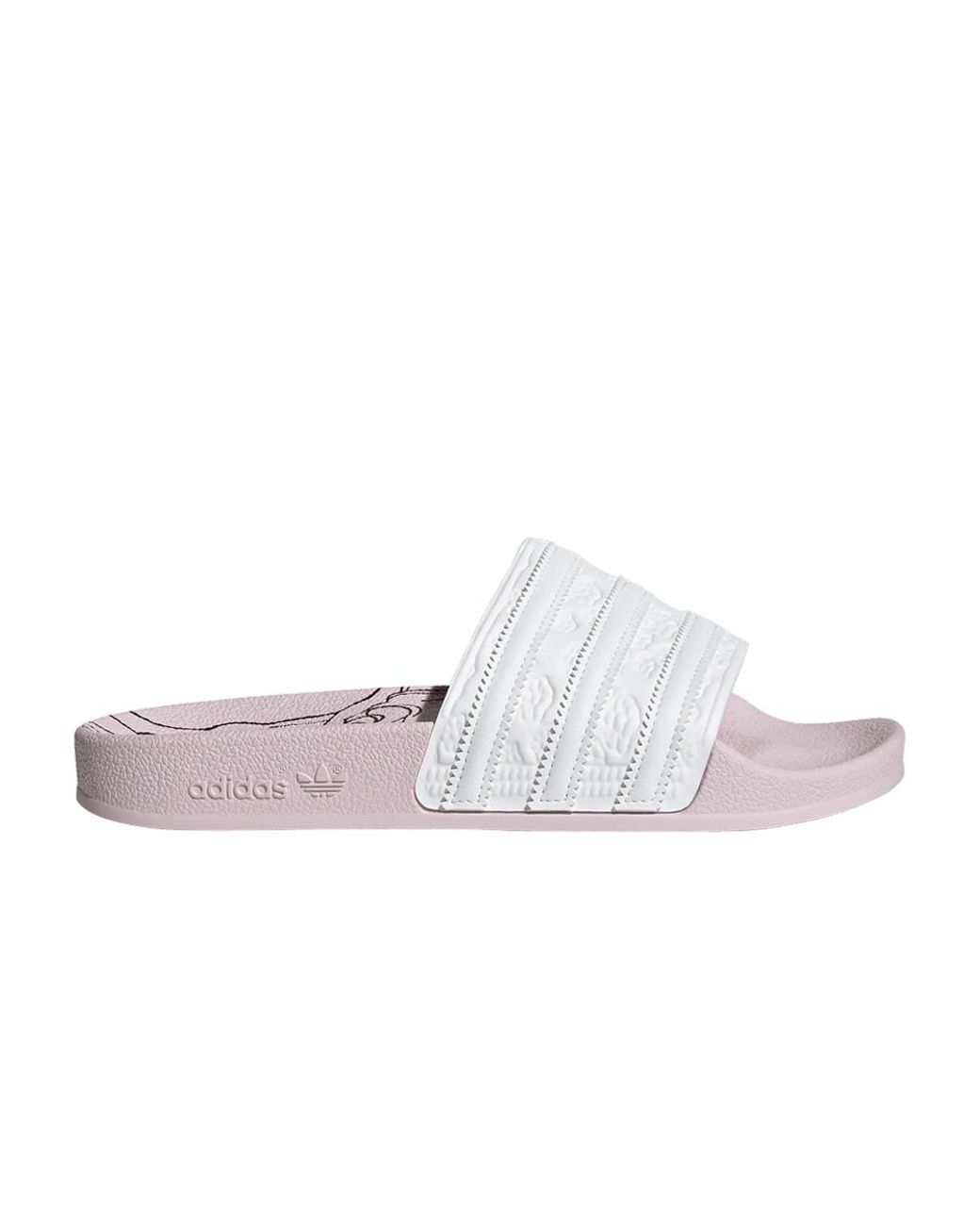 adidas Disney X Adilette Slide 'bambi' in White | Lyst