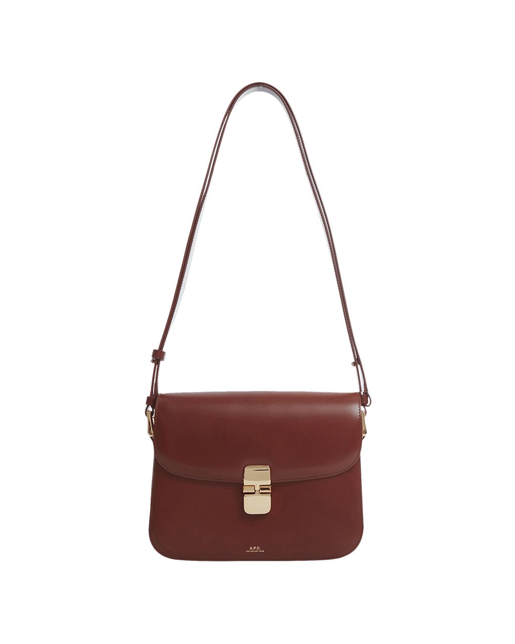 A.P.C. Grace Bag 'hazelnut' in Red Lyst