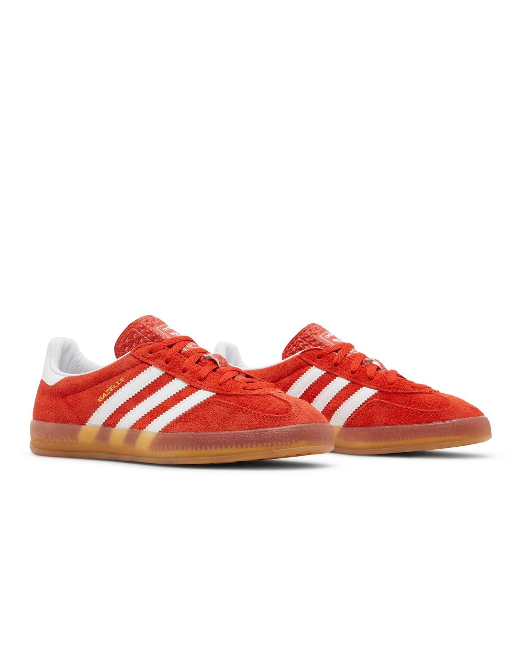 adidas Gazelle 'bold Orange Gum' in Red | Lyst