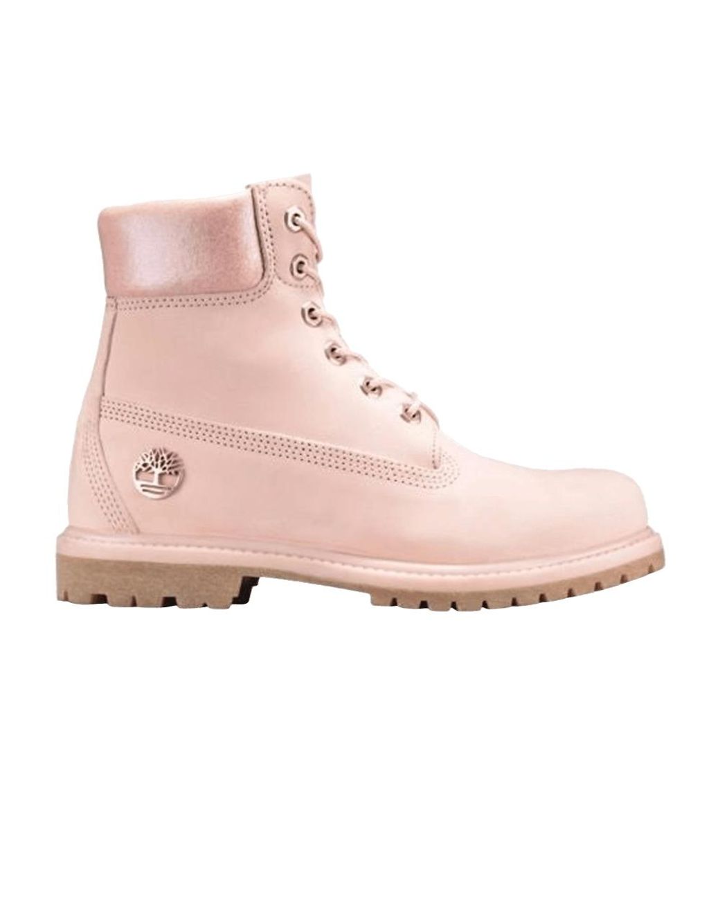 Timberland 6 Inch Premium Waterproof Boots 'light Pink' | Lyst