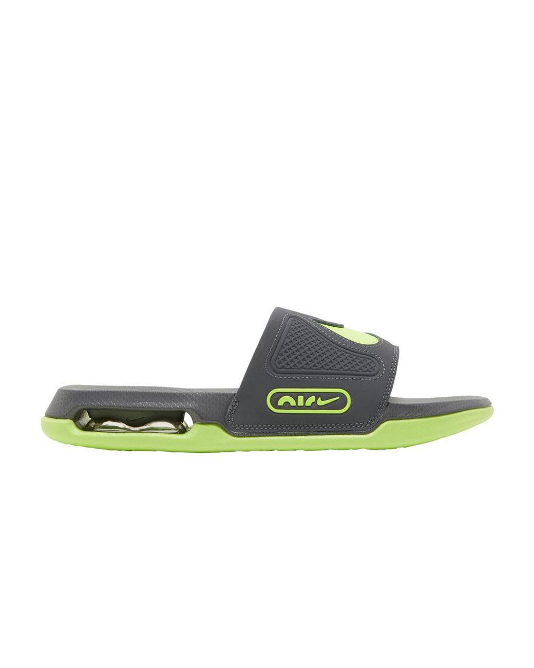 Nike Air Max Cirro Slide 'dark Grey Volt' in Green for Men | Lyst