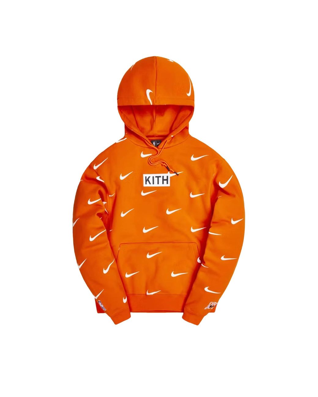 Kith & Nike For New York Knicks Aop Hoodie 'orange' for Men | Lyst