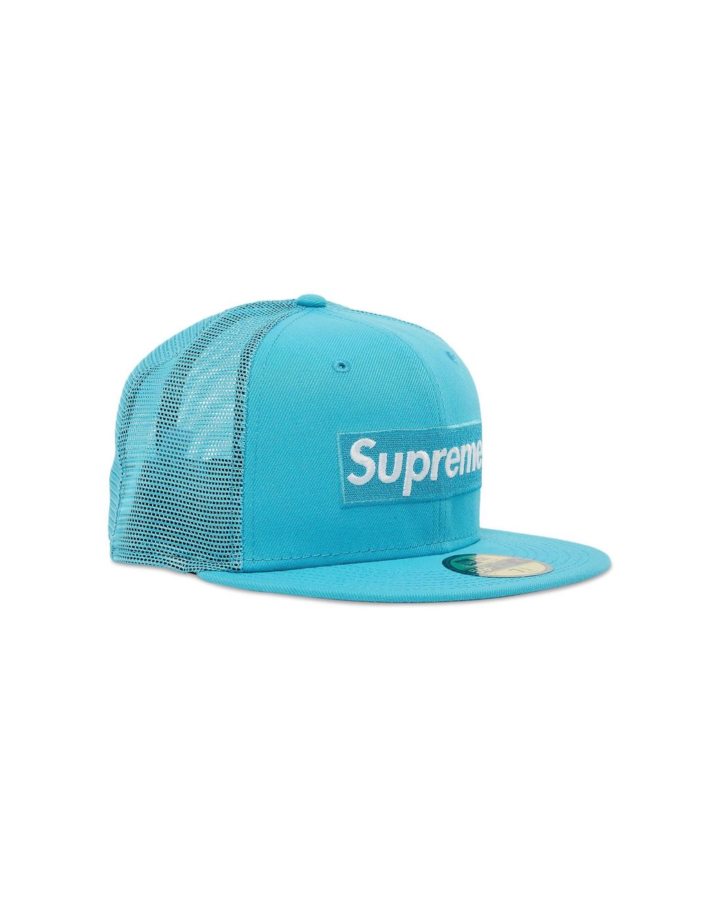 Supreme X New Era Box Logo Mesh Back 'blue' for Men | Lyst