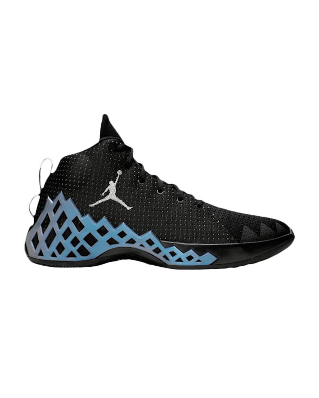 Nike Jordan Jumpman Diamond Mid Pf 'black Metallic Silver' for Men | Lyst