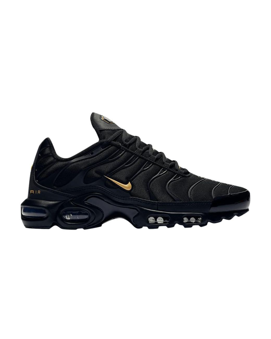 Nike Air Max Plus 'black Gold' in Blue for Men | Lyst