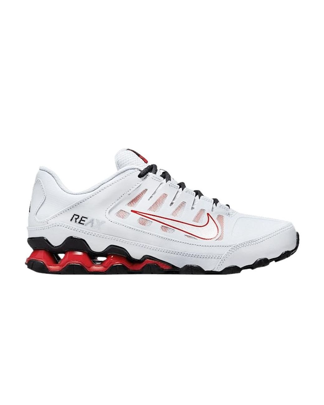 Nike Reax 8 Tr Mesh 'pure Platinum Chile Red' in White for Men | Lyst
